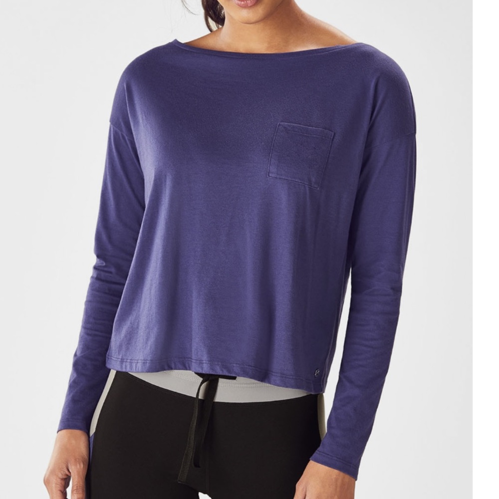 FABLETICS Sydney Longsleeve Tee Navy Blue